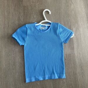 Harlow Blue Cropped T-Shirt